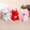 Cartoon Stuffed Animal Keyring Solid Color Zodiac Pony Figurine  Year of Horse