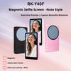 Tri Color Adjustable Wireless Rear Projector Selfie Monitor Screen Vlog Screen Magnetic Phone Rear Camera For Selfie Live Stream