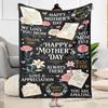 Mom's Heart And Love Blanket Suitable for Sofas,travel, Living Rooms Also a Good Gift for Friends and Family Suitable for All Seasons.