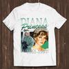 Lady Diana Princesse de Galles Années 90 T-shirt Cadeau Style Gamer Culte Meme Film Musique T-shirt C7236
