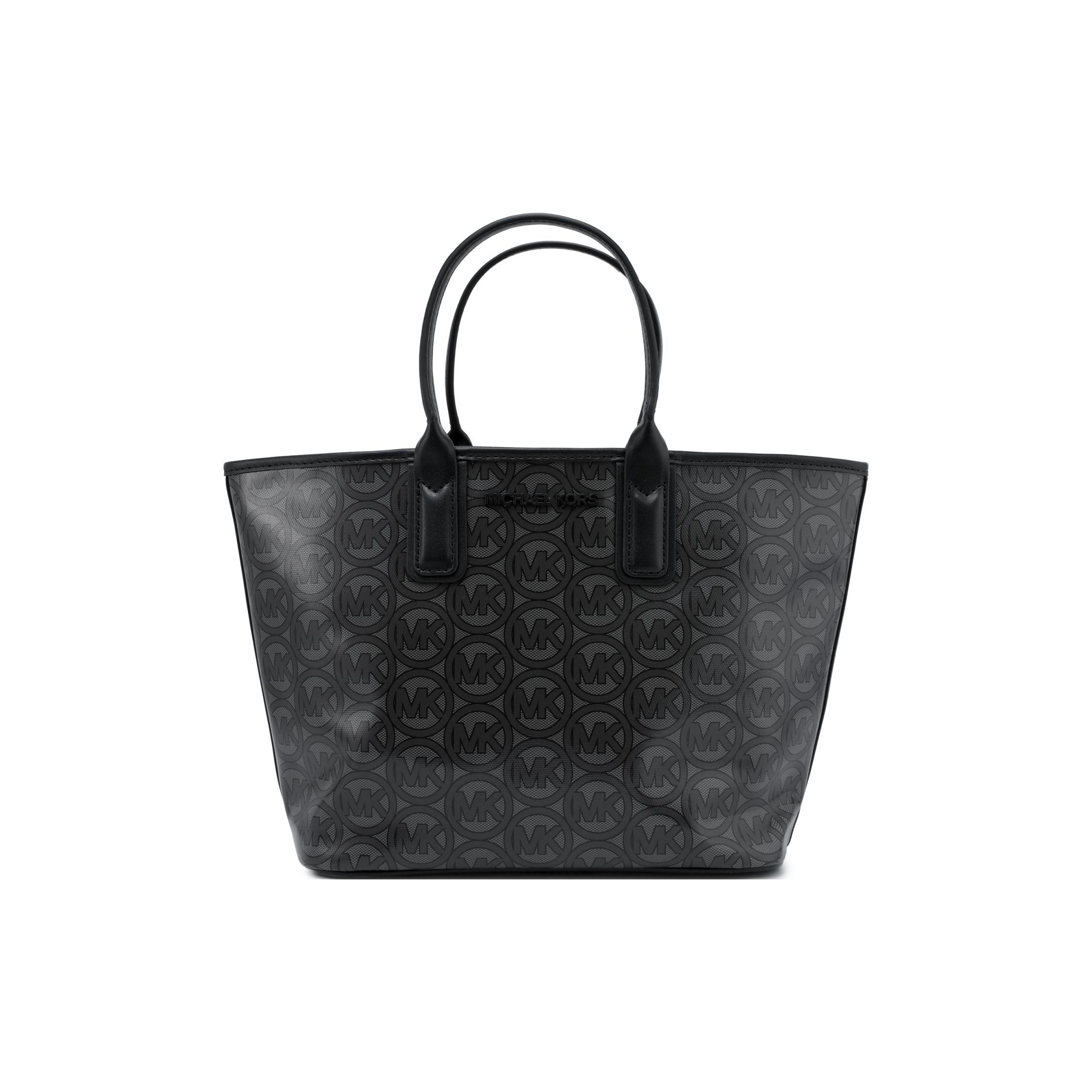 

Michael Kors Jodie Classic Monogram Vintage Faux Leather Tote Bag Women Tote Black 35H1T2JT1C-001 Basic Set (Bag+Dust Bag)