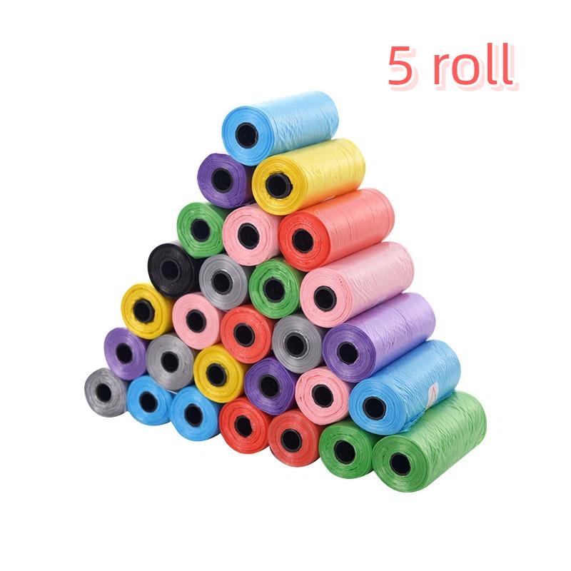 Disposable Small Trash Bags Thickened Leakproof Household Garbage Pouches 5-30 Rolls for Kitchen Bathroom Office Use