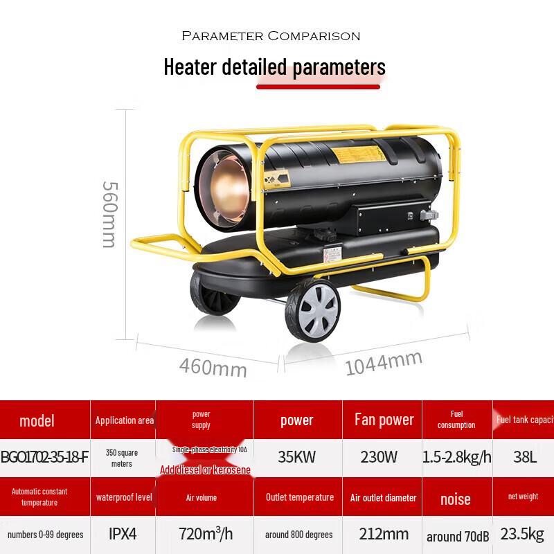 Industrial Diesel Radiant Heater
