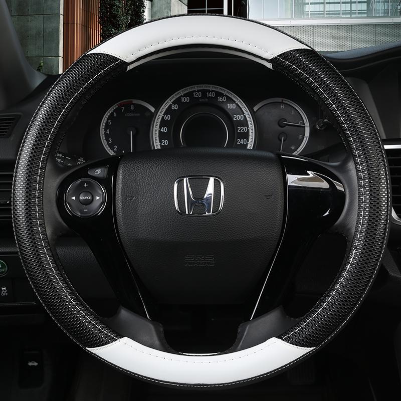 PU Leather Car Steering Wheel Cover For Honda Accord 9 2013-2017 Crosstour 2013-2015 Odyssey 2013 2014 2015 Auto Accessories