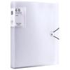 Morandi A4 Transparent Multi-Layer File Folder with Insert Pages and Buckle Closure