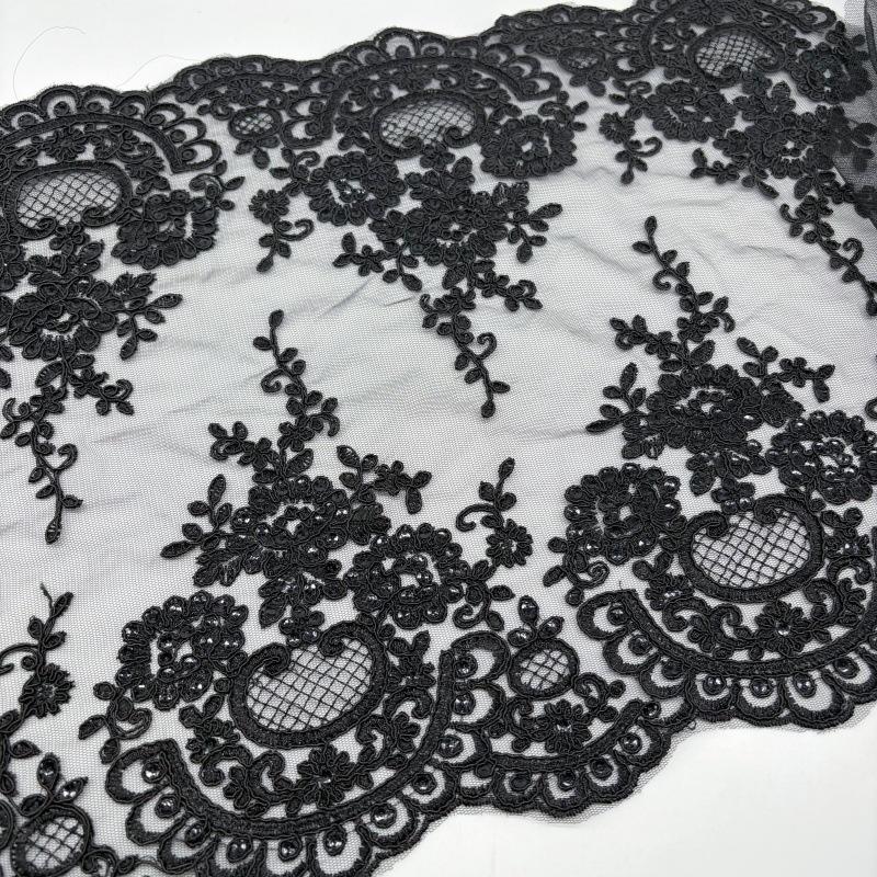 Exklusivt För Spets Bilben Spets 34 Cm, Bilateral Strandbroderi, Hemmjuka Tillbehör