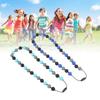 2pcs Silicone Sensory Necklace Set Adjustable Strap Stylish Soft Anti Slip Sensory Necklace for Kids