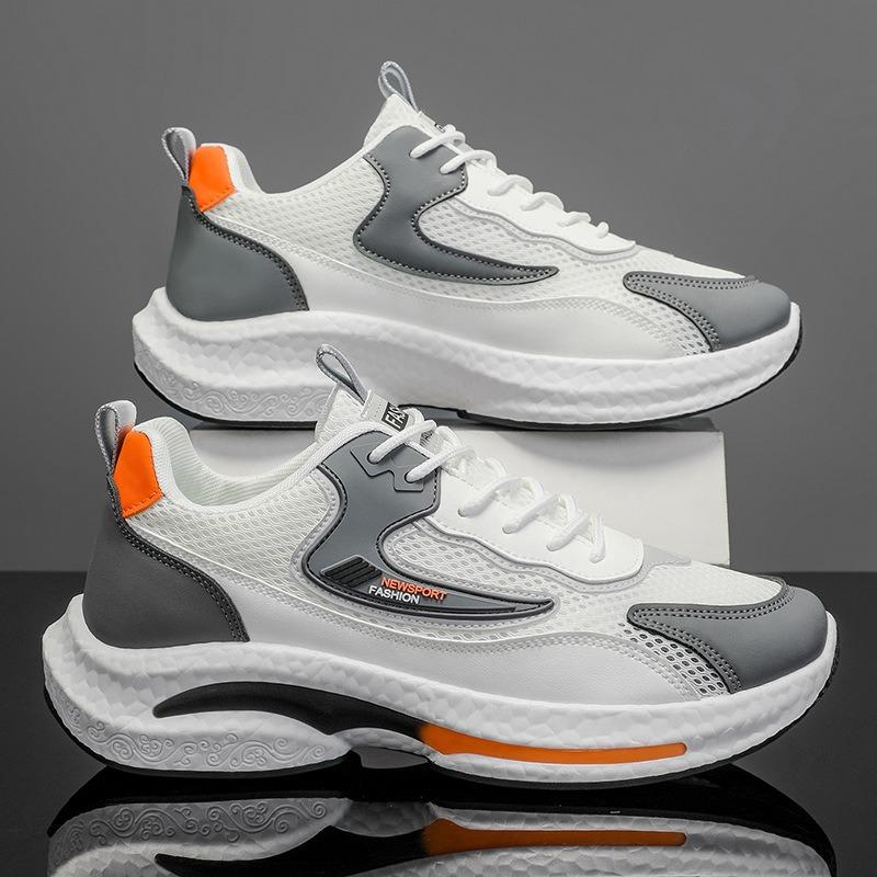 Fashion Fashion Men's Sneakers 2025Summer New Breathable Casual Shoes Outdoor Training Shoes Lace Up Sport Running Shoes Tenis Masculino