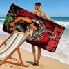 Scorpions Band Print Beach Towel, Large Soft Quick Dry Towel for Beach Camping Swimming