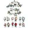 2pcs Artificial Wedding Arch Flowers Lifelike Wedding Welcome Signs Floral Decoration Fadeless Exqui