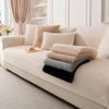 Modern Minimalist Cream Style Velvet Sofa Cushion For Autumn Winter Universal Plush Anti Slip Leather Sofa Cover Fabric Cover