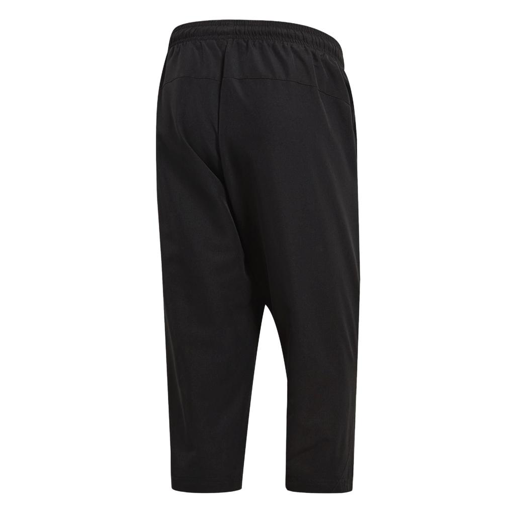 Adidas Lifestyle Leisure Series Sports Series Knitted Elastic Letter Seven-Point Sports Shorts Men Shorts Black BK7386