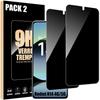 Screen Protector - E.F.Connection - Redmi Note 14 - Pack of 2 - Anti-Spy - Shockproof