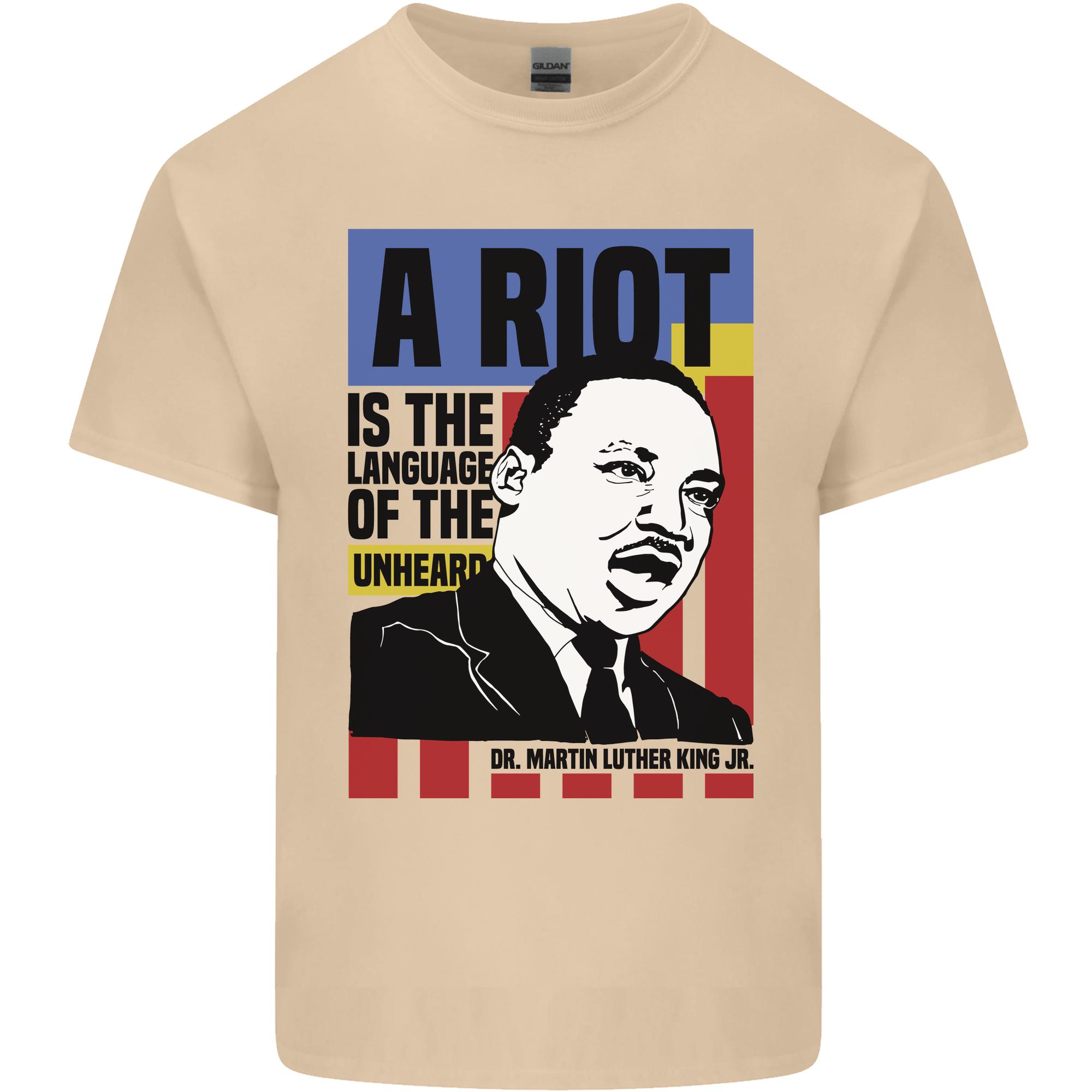 A Riot Martin Luther King Black Lives Matter Unisexs Light Cotton TShirt S