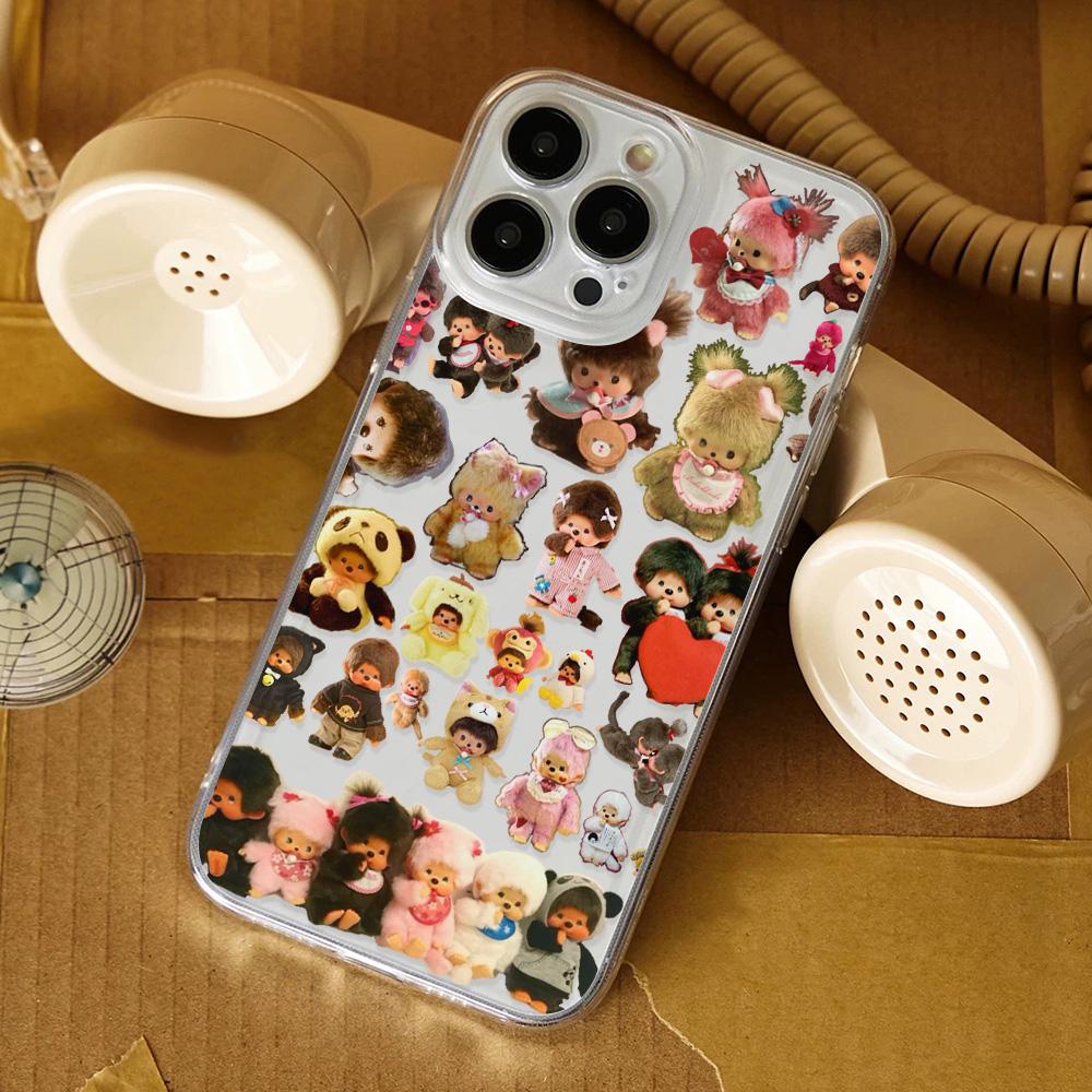 

Cute M-Monchhichis New Phone Case For Xiaomi Mi 14 13 12 11 10 10T 14T Poco X6 F5 F4 X7 X4 X3 NFC Lite GT Pro 4G 5G Back Cover Poco X4 NFC 5G