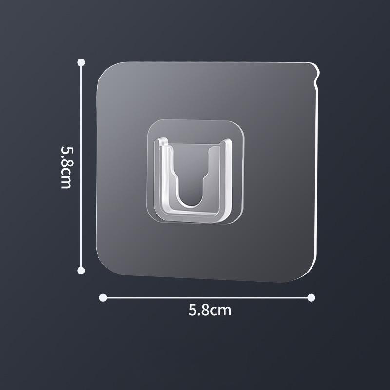 

5 шт. Прочная липкая пряжка для ребенка и матери, не оставляющая следов и не требующая пробивания отверстий, подвесная двусторонняя наклейка, прозрачная крючковая пряжка