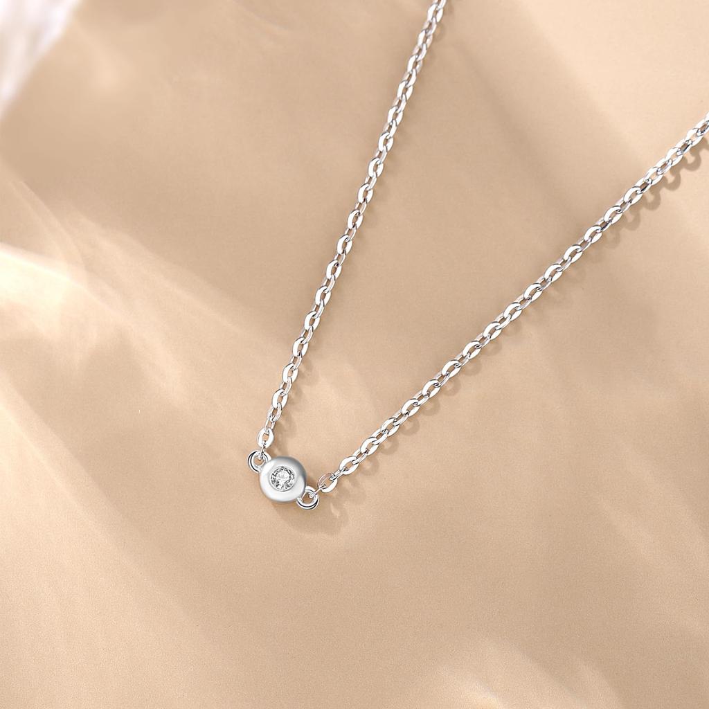 FANCIME Diamond Platinum Bracelet Ladies Lab Grown Diamond Single Carat Accessory Birthday Anniversary Christmas Women Popular Present Jewelry Gift