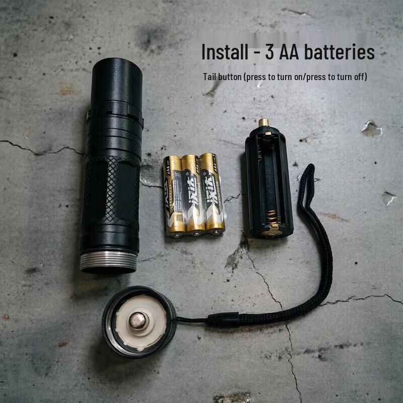 Houyun USB Rechargeable Emergency Flashlight