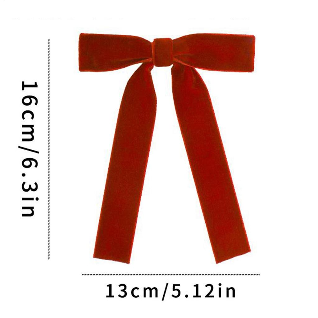 Red Christmas Bows 12 Pieces Velvet Bows Christmas Decorations Home Decor For Holiday Garland Outdoor Indoor Wreath Table Front