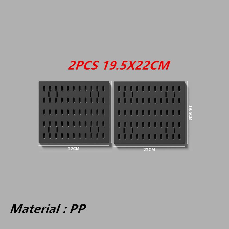 Punch-free Hole Board Vertical Desktop Wall Hanging Office Desk Storage Shelf Reading Room Desktop Kitchen Bathroom Storage Rack