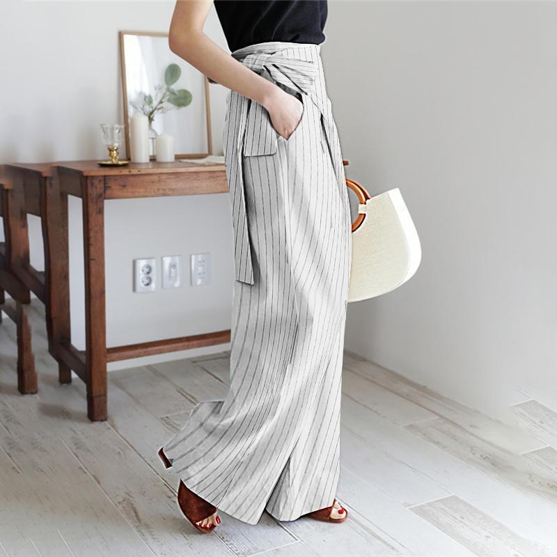 IHUASU Casual damesbroeken en capri's met effen print