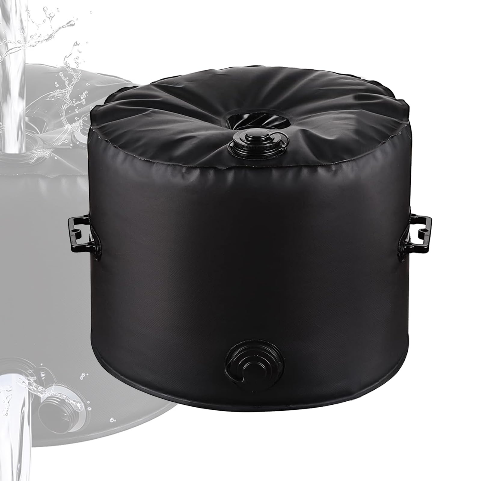 Parasol Base Stand 40L PVC Water-Filled Type Umbrella Base Weight Bag with Handle Tent Fixing Weight Bag Garden Parasol Stand Windproof Foldable Banne