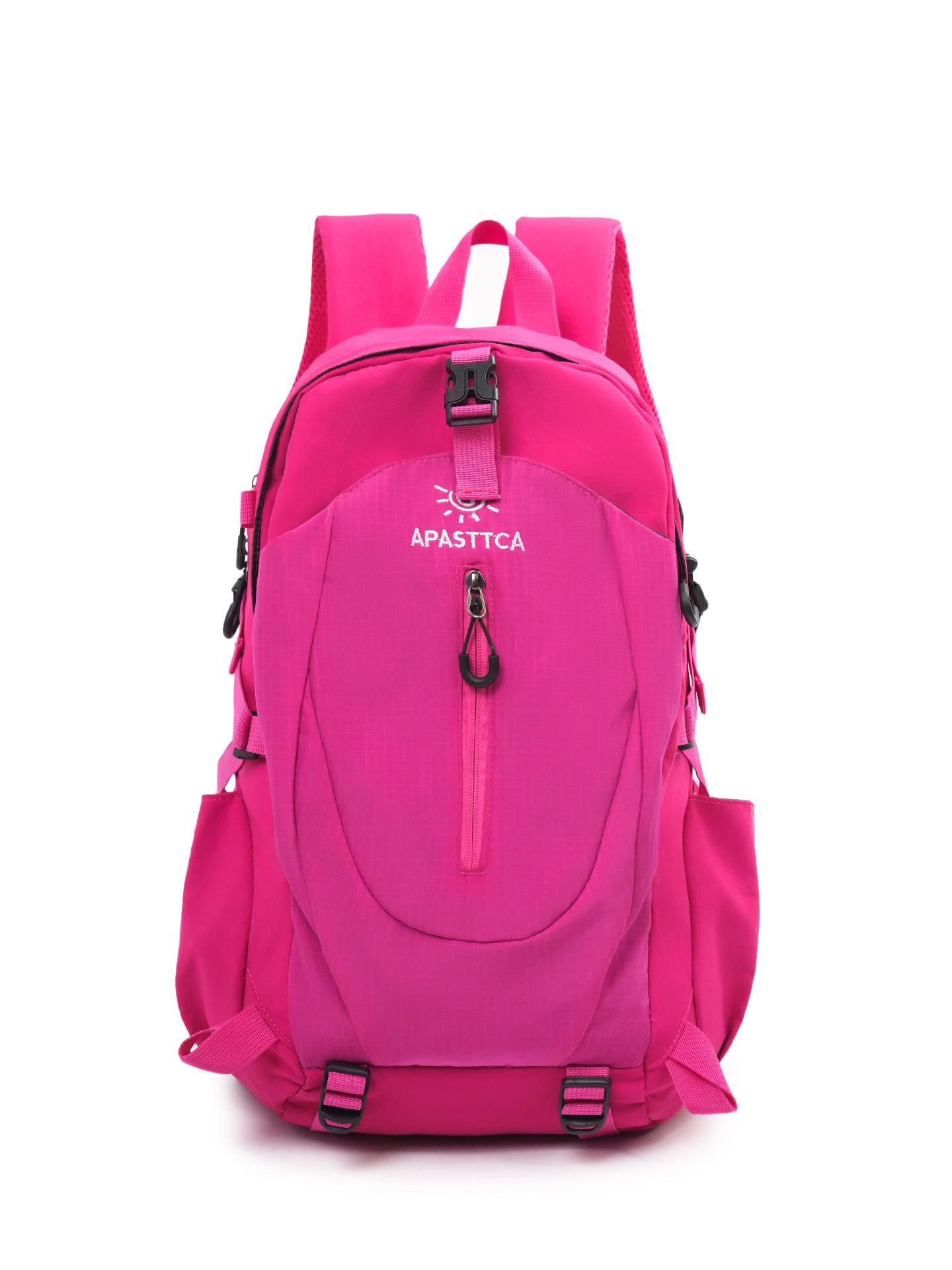 

Outdoor Mountaineering Bag Women s Travel Lightweight Backpack Men s Large Capacity Backpack Яскраво-рожевий