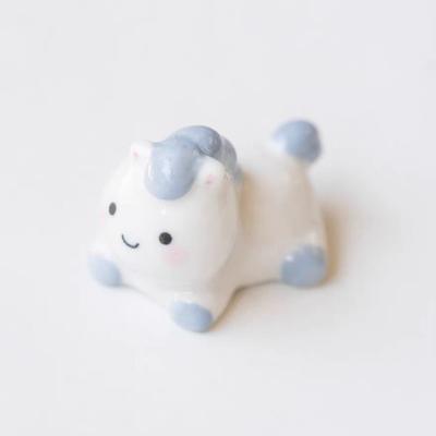 Practical Ceramic Horse Chopstick Rest Cartoon Cute Chopsticks Holder Kawaii Table Decor Spoon Rack Holder Kitchen