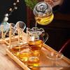 ZISIZ Glass Teapot with Tea Infuser