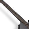 Enya Nova Go Acoustic Guitar, Carbon Fiber Mini Beginner Kit, Includes Guitar Case and Straps (Black)