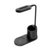 3 in 1 wireless charging desktop pen holder desk lamp 15W fast charging three-speed color temperature infinite dimming wireless charger