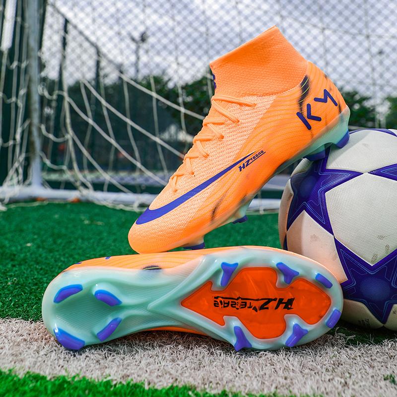 Hochwertige Herren-Fußballschuhe Society Outdoor TF/FG Original Fußballstiefel Damen Lange Stollen Nocken Kunstrasenbeständige Sneaker