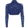 Floral Lace Shrug Wedding Bolero Long Sleeve Coat Cardigan Crop Top