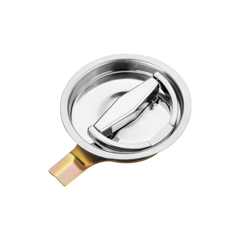 Stainless Steel Round Hidden Flat Handle Kitchen Door Various Cabinet Equipment Door Handle