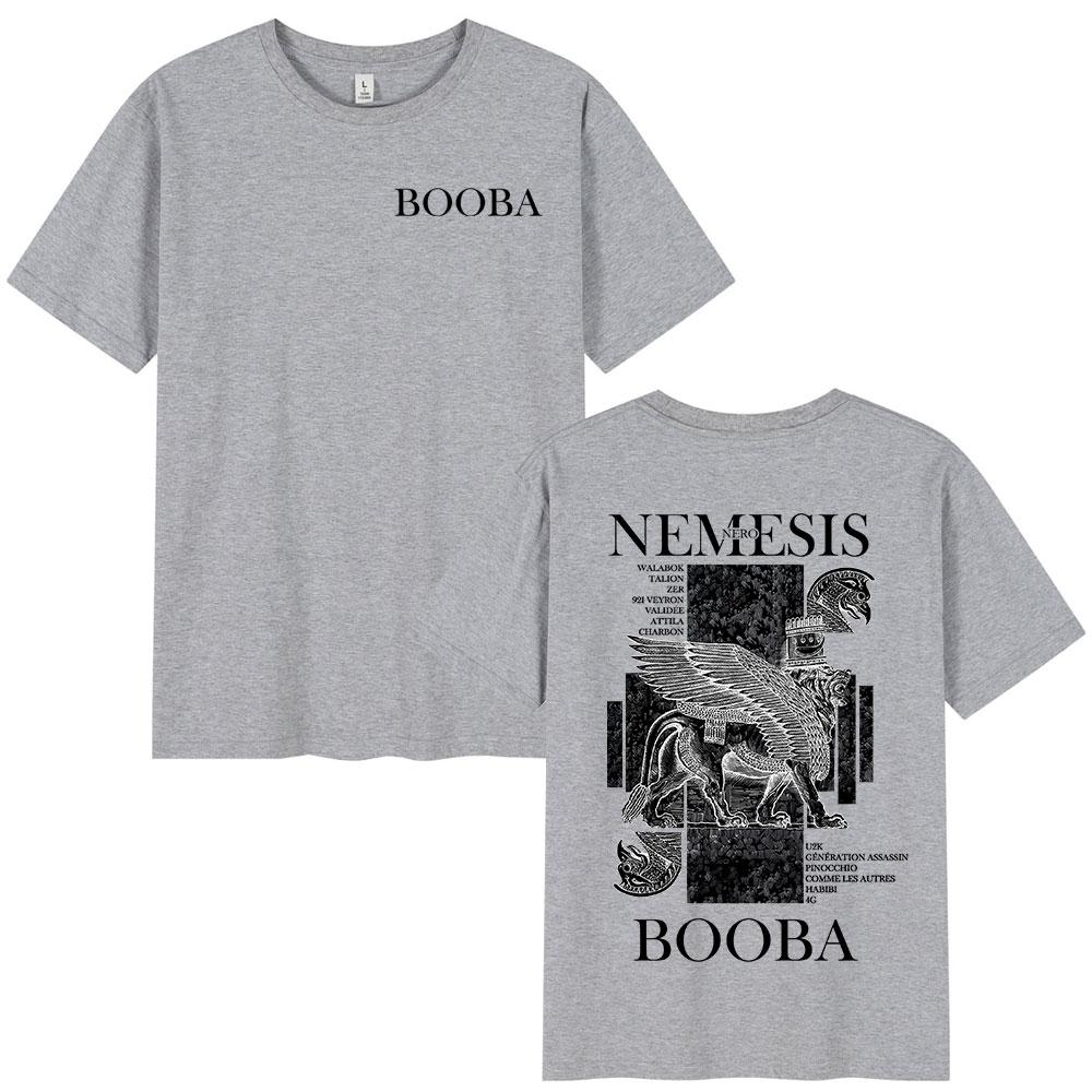 

Rap Artist Booba Nero Nemesis Album Graphic T-shirt for Men and Women, Hip-hop Fashion Summer Print 100% Pure Cotton T-shirt 4XL