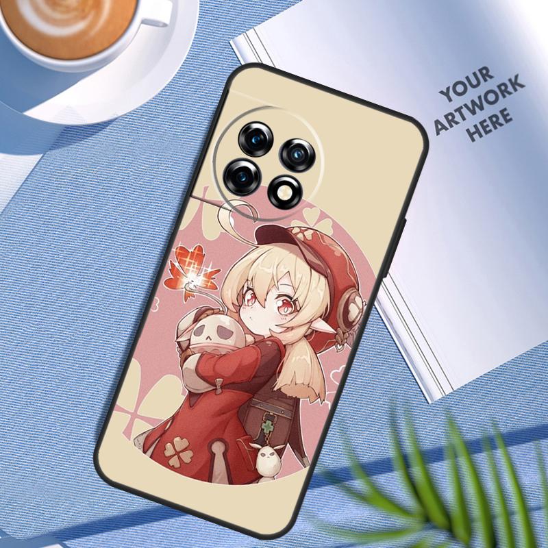 Qiqi Klee Genshin Impact Case For OnePlus Nord 5 CE 4 3 2 Lite N20 N30 OnePlus 15 13 12 11 9 10 Pro 12R 13T 13R Cover