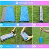 Beach Blanket Large Size 86.7 In * 70.9 In Outdoor Sandproof Picnic Blanket Nylon Beach Mat with 4 Stakes for Travel