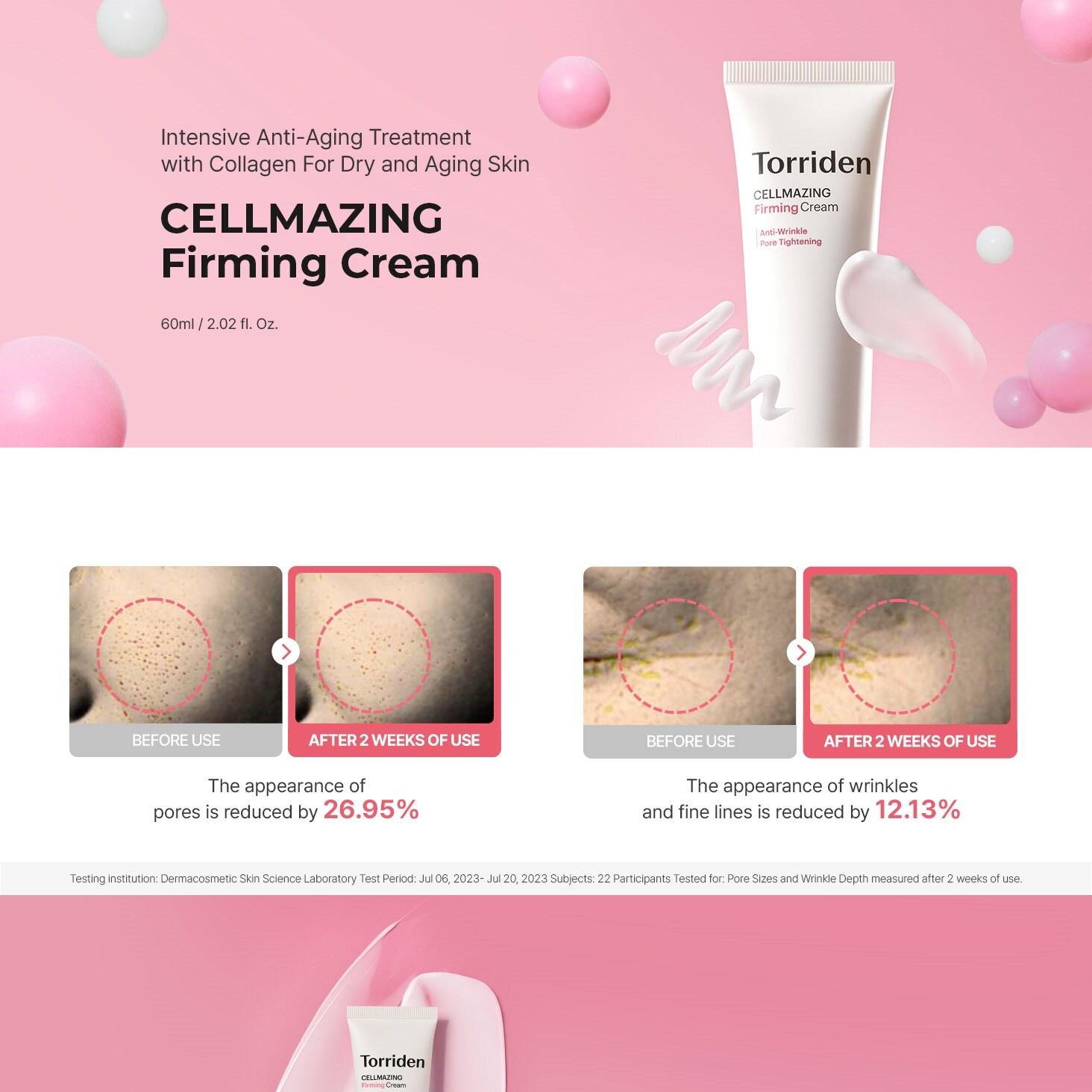

Torriden Cellmazing Firming Cream 60ml +RANDOM GIFT