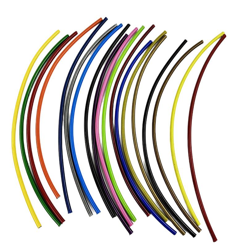 1M~10M Motorcycle Braided Stainless Steel Nylon Brake Pipe Line Hose Brake Line Gas Oil Fuel Tube Pipe Racing Brake Hose