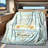 Love Pride Message Blanket Personalized Name Soft Comfortable Stylish Blanket Car Blanket Perfect For Travel Camping Outdoor Home Suitable For All