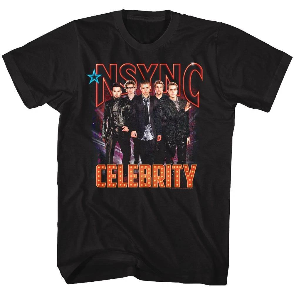 NSYNC Celebrity Black Pop Music Boy Band  Children s T-shirt 130