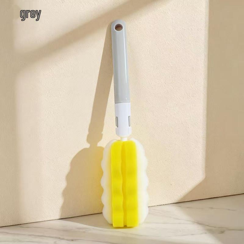 Detachable Baby Bottle & Glass Cleaning Brush with Sponge Head