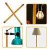 2Pcs Wall Lamp Connecting Tube Replacement Part Metal Threaded Lighting Fixture Supply Lamp Rod Car Lights Hardware