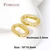 18K Gold Plated Brass Oval Twist Closed Ring Connectors High Quality DIY Jewelry Making Supplies Necklace Earrings Accessories