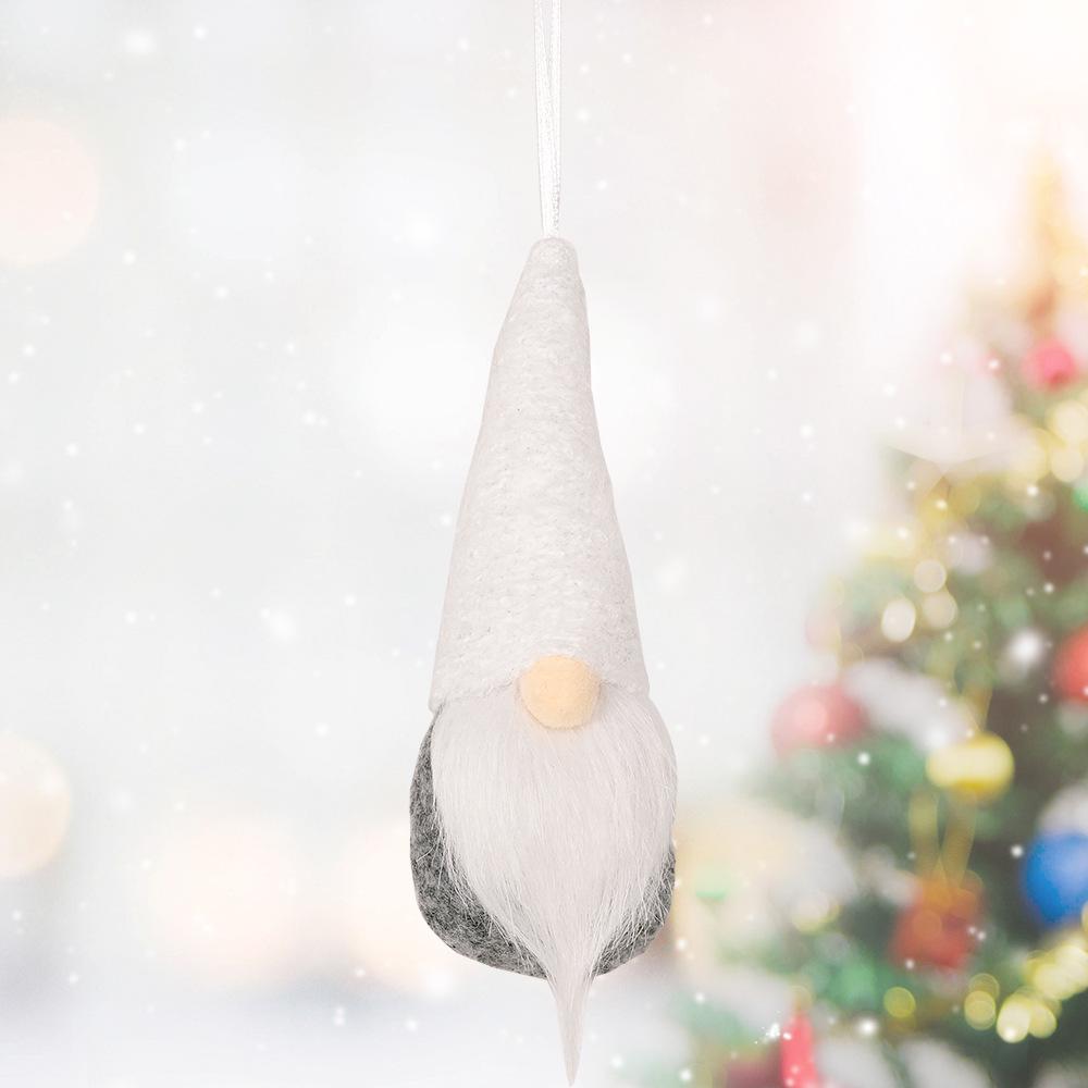 Creative Knitted Rudolph Pendant: Christmas Tree Decoration & Small Hat Ornament