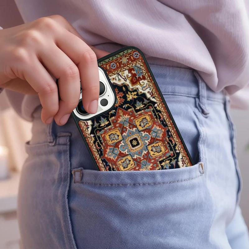

Персидский ковер Цветочный узор мягкий Чехол для телефона Для iPhone 17 Air 15 16e 14 13 Pro Max Coque 12 11 Pro Max PLUS чехол iPhone 17Air