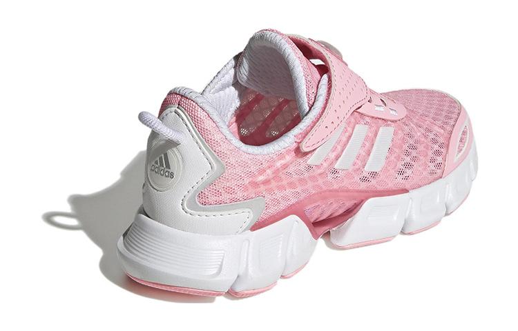 adidas Breeze Collection Comfortable Slip Resistant Cushioning Abrasion Resistant Low Top Kids' Running Shoes Pink Gray GZ4024