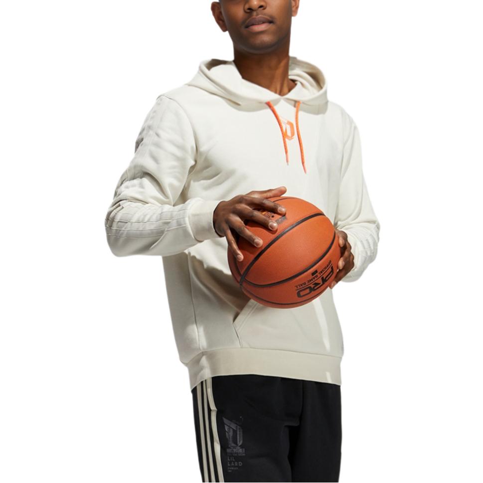 adidas Sweatshirts Men's Ivory White Hooded Moderate Regular GT0215