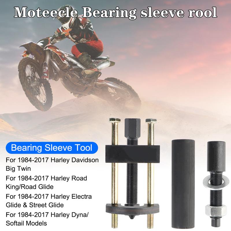 Schwarz für Harley Electra Glide Hauptwellen-Innenlager-Rennbahn-Werkzeug Abzieher Demontagewerkzeug 34902-84 Montierwerkzeug Big Twin Getriebe
