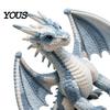 Vintage Style Fabric Craft Sets Flying Dragon Patchwork DIY Kit Collection, Handmade Animal Sewing Kit, Kits for Adults Art Beginners, Creative